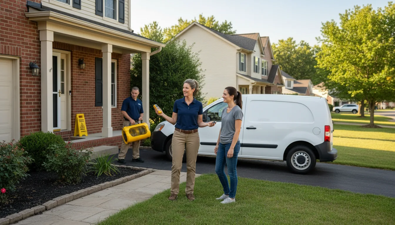 Water restoration image for Water Damage & Restoration Services in Nedrow, NY